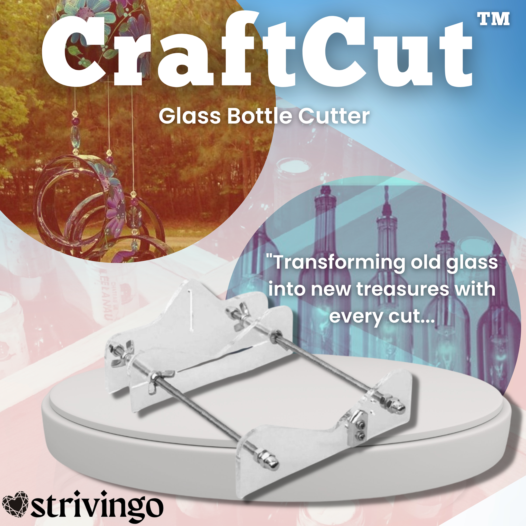 50% KORTING | GlassCraft™ Glas snijder